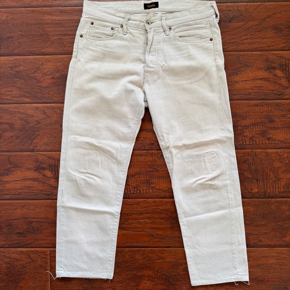 Chimala Jeans w/ Mods, Repairs, and paint splatter - Picture 1 of 8